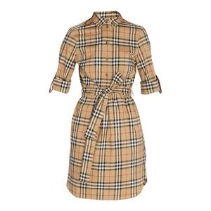 Burberry Giovanna Vintage-Checked Cotton Shirtdress